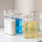 GmeDhc 1 Pieza 1300 ML Dosificador Detergente Lavadora, Dispensador de Detergente Hermético con Vaso Medidor, Dispensadores de Detergente, Transparente