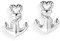 Heartbreaker Anker Ohrstecker aus der Kollektion Seaside in Echtsilber/trendige Ohrringe Silber 925 Sterling nickelfrei/Design Anker Ohrringe für Damen/LD SD 25
