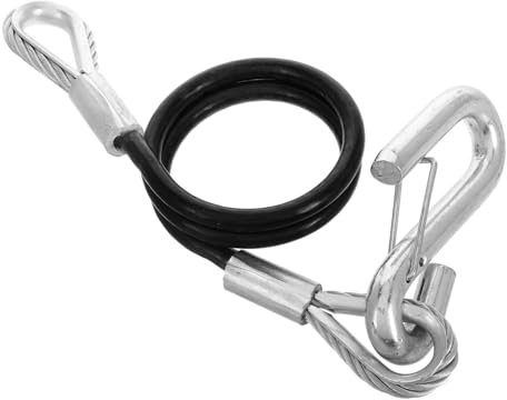 PENIKOKO Cables De Seguridad para Remolque Auto-Coiling De Alta Resistencia para Vehículos y Remolques Capacidad De Fácil Instalación y Compatibilidad