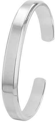 JOOP! Armreif für Herren, Edelstahl, 65 mm, Silbere, Geschenkidee, kommt in Schmuck Geschenk Box, 2100983
