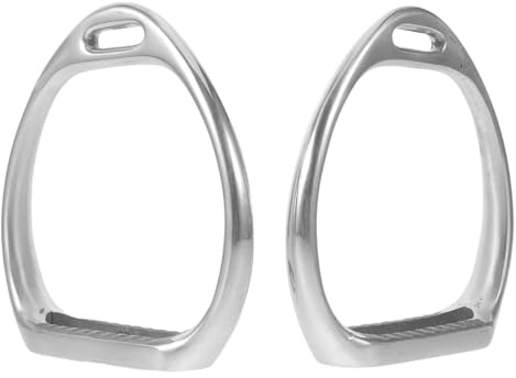 LAPYAPPE Equestrian Stigbyglar i Aluminiumlegering med Halksäker Yta Passar Engelska och Western Sadlar Slitstark och Ergonomisk Hästutrustning för Ridsport och Tävlingar