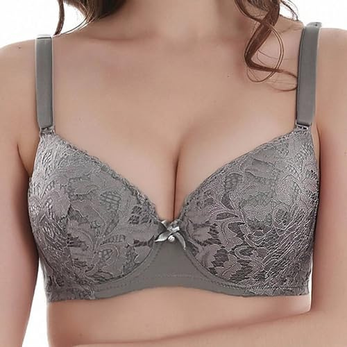 Dirndl BH push up minimizer BH med bygel, Dirndl-BH, sexig rygglös dam-BH stora bröst, starkt stöd, bekväm Dirndl-BHS mjuk Dirndlbh spets för vardag, oktoberfest, fest, bröllop