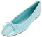 Feversole Women's Macaroon Colorful Memory Foam Cushion Ballet Flat Pumps Patent Mint UK4