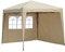 Angel Living 2.5 x 2.5M Faltbarer Pop up Pavillon Outdoor,Faltpavillon Gartenzelt Partyzelt,UV-Schutz 50+,2 Seitenwänden mit Reißverschlüssen für Außen, Garten, Camping Beige