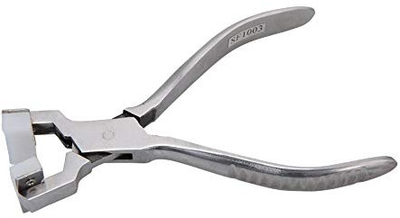 Ringzange, Ring Biegezange Schmuckreparaturwerkzeug für Armbänder Biegen des Federrings Biegen des Rings und Formen der Zange mit Nylonbacken