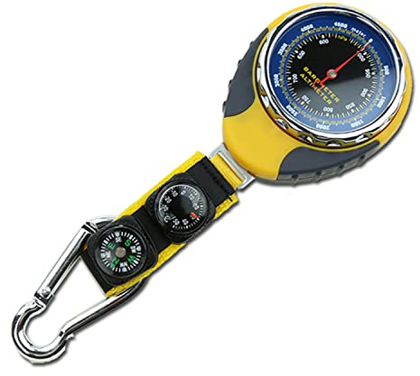 JINYISI Altimeter,barometer,hygrometer,altimeter for hiking,compass,4-in-1 Compass Altimeter Barometer Thermometer,for Outdoor Hiking