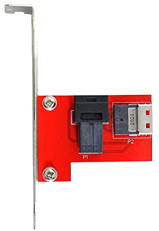 xiwai Adattatore PCI-Express 4.0 Slimline SAS SFF-8654 a HD SFF-8643 PCBA femmina con staffa