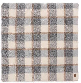 Jollein Krabbeldecke für Baby - Check Boucle - 100% Polyester - Laufgittereinlage - 100x100 cm - Spieldecke Baby