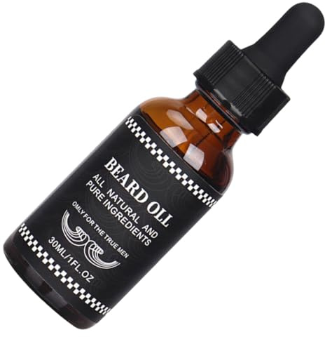 Alipis Olio per la Cura della Barba da Uomo 30Ml Balsamo Idratante Naturale Leggero per Barba e Baffi Trattamento Nutriente Rapido Assorbimento per Viaggio e Regalo Maschile