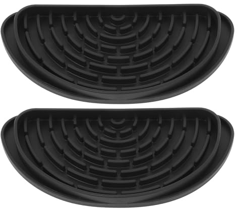 Didiseaon Vaschetta Raccogligocce in Silicone per Frigorifero, 2 Pezzi, Design Pratico e Semplice, per Raccogliere Perdite D'acqua e Migliorare L'aspetto della Cucina