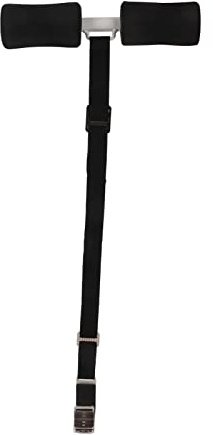 Barra per sit up da letto regolabile portatile leggero crunch addome allenatore per casa ufficio viaggi acciaio nylon spugna schiuma 30 cm