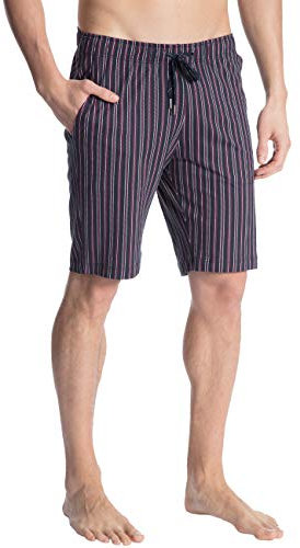 CALIDA Remix Basic Sleep Bermudas Herren, mit Seitentaschen