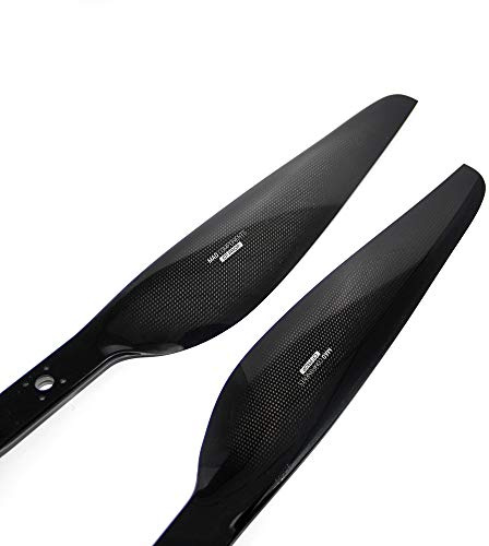 FLUXER PRO Shine 40x13.1in D10-D24(M4x4) 1 Pair Carbon Fiber Propeller CW CCW Drones Props for Multicopter Quadcopter Hexacopter RC DIY Hobby