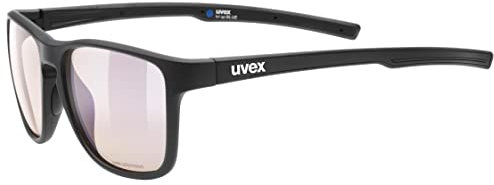 uvex lvl up BLUE CV - Gaming Brille für Damen und Herren - mit Blaulichtfilter - konstraststeigernd - black matt/yellow - one size