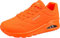 Skechers Damen Uno Night Shades Sneaker, Orange, 35 EU