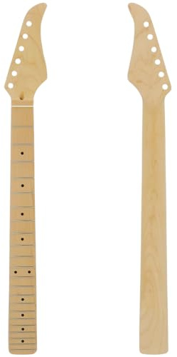 Domofa Electric Guitar Neck for ST Style Guitar 22 Fret 25.5 Inch Maple Neck Maple Fingerboard Replacement Parts Bolt on (Maple)