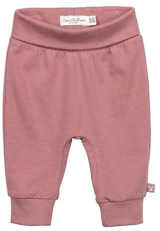 Sterntaler Hose Jersey - Mädchen Babyhose einfarbig - Jogginghose aus Baumwolljersey mit elastischen Bündchen - Bequeme Kinder Schlupfhose, Kinderkleidung ab Geburt, perlrosa, Größe 56