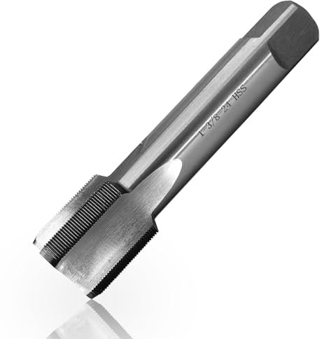 1-3/8-24 Tap, UNS, Right Hand, Straight Flute, 4 Flute