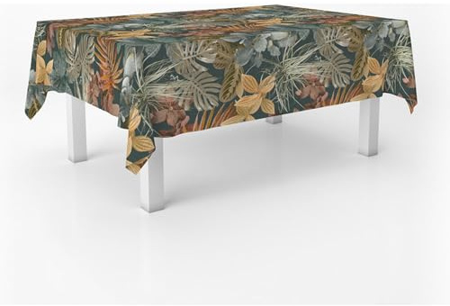 ECOMMERC3 | Mantel Hule Mesa Rectangular Tamaño 140x140 cm Estilo, Durabilidad y Fácil Limpieza para tu Mesa - Mantel Hule Antimanchas e Impermeable
