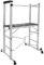 Andamio de aluminio plegable : ideal para trabajos interiores y exteriores