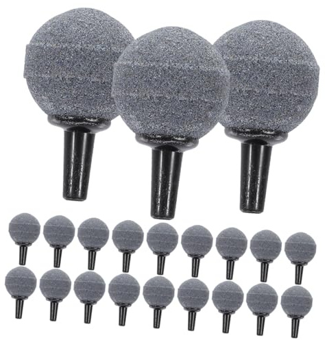 ibasenice 50Piezas Piedra de Aireadora para Pecera Difusor de Burbujas de Accesorio para de Instalar y Usar para Agua y