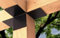 Wovar Pergola Vierwegverbindung Schwarz für 9 x 9 cm Balken offenes Modell - Pro Stück