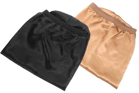GALPADA 2stücke Extra Große Satinhaube Für Schlafen Verstellbare Haarhaube Für Lange Für Damen Und Rutschfest Und Elastisch Optimalen Für Ruhige