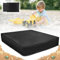 Sandbox cover, 150x150 cm Copertura per sandbox, Protezione per sandbox, Protezione per Sabbiera, Copertura Sabbiera Esterno, Telo Copertura per Sabbiera, per Sabbiera, Piscina, Giardino