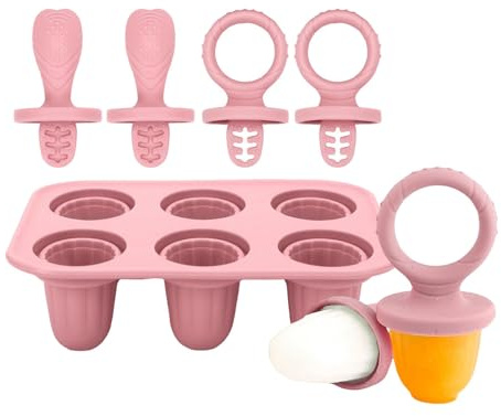 1. Silicone Dentazione Ghiaccio Stampi Per Bambini 6 Cavenity Shell Giocattolo Da Masticare Sicuro E Gengive Calmante Lavastoviglie Bambino Dentizione Silicone Ciotola Ghiaccio