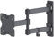 Manhattan 461382 Universal TV-Wandhalterung neig- und schwenkbar ( ein doppelt schwenkbarer Arm - geeignet für Bildschirme von 13 bis 27 ) bis zu 20 kg Wandabstand 50 bis 354 mm schwarz