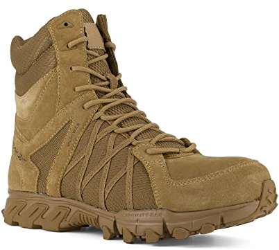 Reebok Work Trailgrip Tactical 8 Side Zip Men's Boot, 11 D(M) US, Coyote