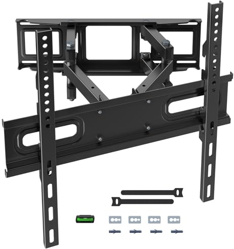 PUTORSEN TV Wandhalterung Schwenkbar für 32-70 Zoll Fernseher, Max 50 kg, Neigbar TV Halterung, VESA 75 x 75-400 x 400 mm