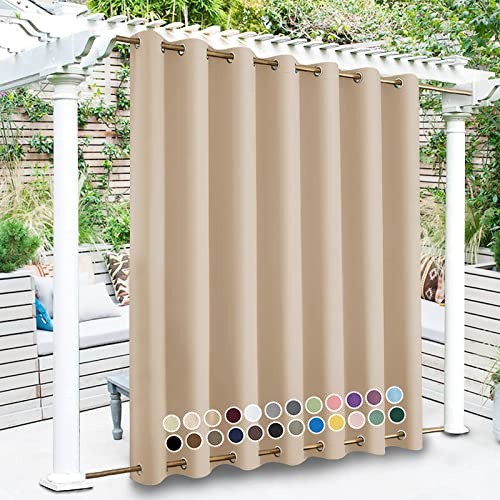 Rideaux Jardin Extérieur Imperméable Isolant Thermique Rideaux, Rideau dextérieur avec œillets 1 pièce, taille personnalisée rideaux dextérieur imperméable pare-soleil patio Terrasse Montgolfières