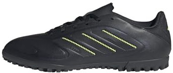 adidas Unisex COPA Pure III Club Turf Football Boots Fußballschuhe, core Black/DGH solid Grey/Lucid Lemon, 43 1/3 EU