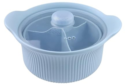 Smorzatore per forno a microonde | Dispositivo di cottura in silicone con scomparto – Silicone Microonde, per alimenti per la casa, da cucina per bambini, pasta e zuppa di pesce