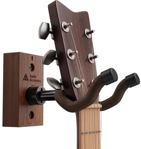 Guitar Wall Mount, Nitro-Safe Soft Padded Hook Guitar Hanger Wall Mount