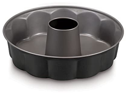 Guardini Happy Hour, Tortiera Fiorella 26 cm, Acciaio con Rivestimento Antiaderente, Forma a Fiore con Cono, Colore Nero/Grigio, Inossidabile