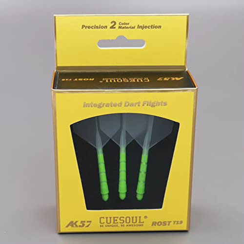 CUESOUL ROST T19 Integrierter Dartschaft und Flights Big Wing Shape, 3er-Set