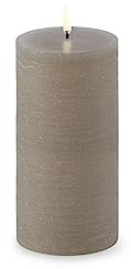 Uyuni Led Rustikale Kerze Sandstein - 15 cm