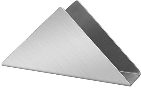 Silber 304# Edelstahl Dreieck Form Serviettenhalter, einfache Art unabhängiger Serviettenspender