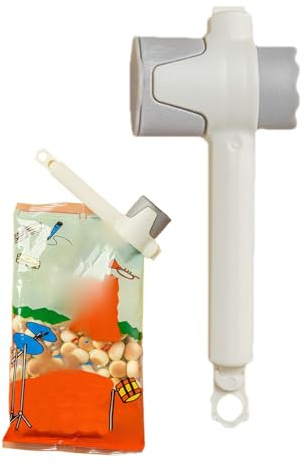 Clips de cierre para alimentos, pinzas de cierre de bolsas, práctico clip de sellado de cocina, práctica pinza para alimentos con boquilla para guardar en la cocina, reutilizable