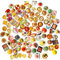 50 Piezas Comida y Bebida Miniatura, Accesorios para Casa de Muñecas, Set de Alimentos Miniatura, Mini Cocina, Accesorios para Muñecas Pequeñas, Vajilla de Juguete, Estilos Aleatorios