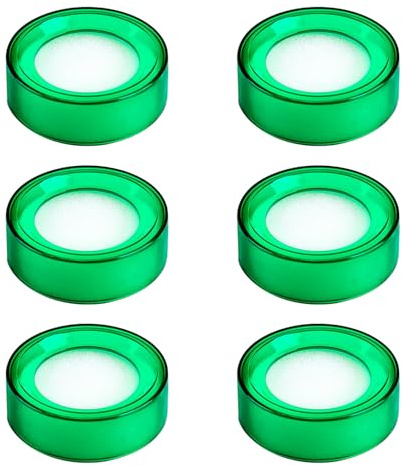 DIYEAH Esponja Húmeda para Contar Billetes 6 Unidades Humedecedor de Dedos Transparente Verde Herramienta para Humedecer Dedos en Oficina Accesorio Portátil para Conteo Preciso de