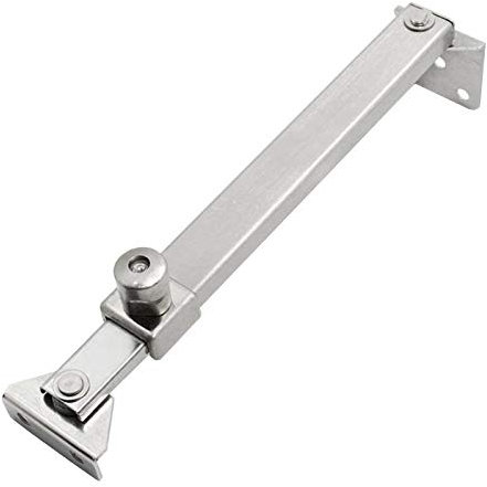 NFLOBD Casement Stay Window Latch Lock, 89° Window Restrictor, Stainless Steel Telescopic Window Bracket, Casement Fixed Stay Adjuster, Adjustable Opening, Easy Install (Fold Angle)
