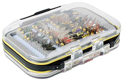 40pcs/Box Dry Wet Flies Fishing Lure Trout Fly Kit Nymph Artificial Fishing Lures Bait