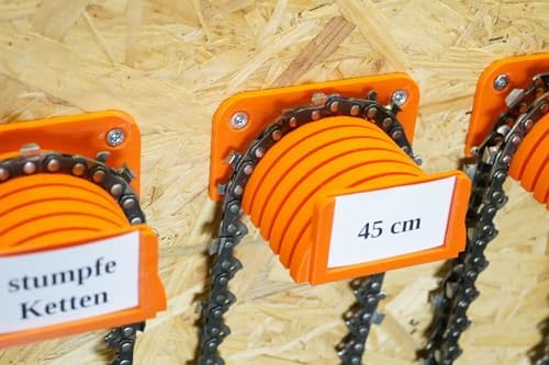 Sägeketten Wandhalter Aufbewahrung Halter für 6 Ketten, Kettenbaum Kettenhalter