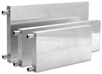 1 st vattenkylningsblock i aluminium 80 x 160 80 x 250 mm 125 x 250 mm (125 x 250 mm)