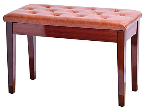 DRSM Bancos para Piano, Banco para Teclado con Almacenamiento, Asiento Acolchado de Cuero, Silla Musical, Taburete para Zapatos, Bancos de Entrada para Sala de Estar