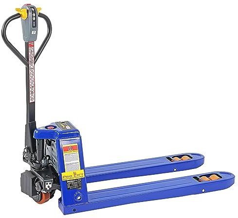 Pro-Lift-Montagetechnik 02168 02168 - Transpaleta eléctrica (2000 kg, batería de iones de litio, 2 toneladas)