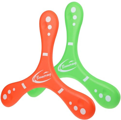 Toddmomy 2 Stück Bumerang In V-Form Zurückkehrender Bumerang Lustiger Einfach Zu Werfender Bumerang Für Kinder Und Erwachsene
